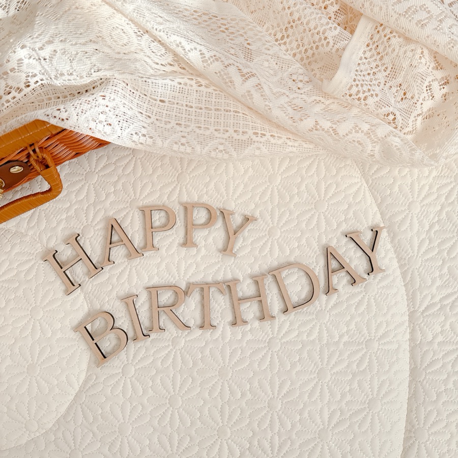 木製レターバナー HAPPY BIRTHDAY|Ray Woodmade